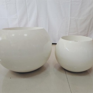 Kits de propagateurs modernes, grands, durables, en fibre de verre, écologiques, légers, décoratifs pour l'extérieur, pots de fleurs suspendus au sol - Product Image 4