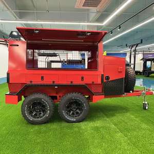 Ecocampor Factory Supply Tradesman Trailer Remorque tout-terrain légère Suspension indépendante <span class=keywords><strong>pour</strong></span> camion Camping Utilisation mobile - Product Image 5