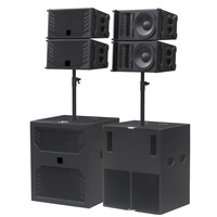 Sistema de PA Profesional de Alta Potencia con Control Remoto, Altavoz de Línea Vertical de Dos Vías de 12 Pulgadas, Activo/Pasivo, Función de Karaoke