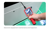 Endoscope industriel UNI-T UT665, écran LCD 2,4 pouces, caméra étanche IP67 pour l'inspection des moteurs