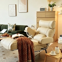Fauteuil inclinable Kino en cuir pour hôtel, projet commercial, designer d'intérieur, vente en gros, directement de l'usine, fauteuil relaxant