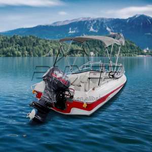 เรือไฟเบอร์กลาสสำหรับกีฬาทางน้ำ ขนาด 17 ฟุต/5.18 เมตร ลดราคาขายส่ง เรือยอชท์ตกปลา มือสอง เรือนำร่องไฟเบอร์กลาส - Product Image 4