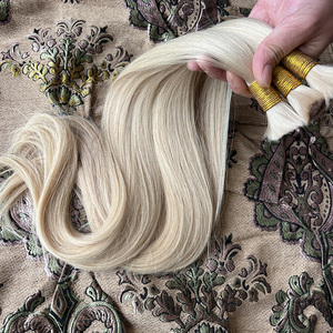 Capelli luminosi biondi vergini all'ingrosso, bundle lisci lisci, setosi e leggeri dorati, prezzi diretti in fabbrica, sconti alla rinfusa - Product Image 5