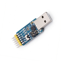 Módulo Convertidor Serial CP2102 6 en 1, USB a UART TTL RS232 RS485, Placa Adaptadora de Conversión Serial Mutua