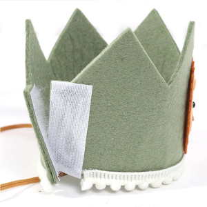 Décoration de fête d'anniversaire pour enfants, couronne de lion pour bébé d'un an, élégante coiffe - Product Image 4