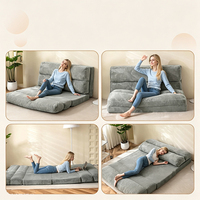 SUREWALHOME Lit pliant, canapé-lit, matelas de sol pour adultes, surmatelas extra épais, canapé de sol pour chambre à coucher, salon