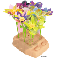 Kit de bricolage floral pour enfants - Ensemble de jouets éducatifs STEM - Machine à presser les fleurs faite à la main pour enfants pour l'art floral avec éclairage