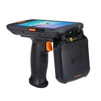 Lector RFID UHF Económico de 5.5 Pulgadas, Frecuencia de 840-860 MHz, 902-928 MHz, Lector y Escritor Portátil con Sistema Operativo Android 11, PDA con Escáner de Código de Barras 2D
