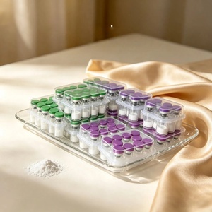Polvo Liofilizado de Péptidos al por Mayor de China, 50g 100g, para Piel Seca Facial y Corporal, Materia Prima para el Cuidado de la Piel - Product Image 1