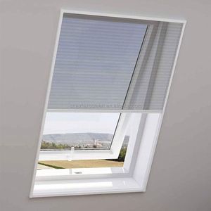 Lucernario zanzariera zanzariera teca finestre scorrevoli visione balcone plissettata poliestere finestra schermo - Product Image 1