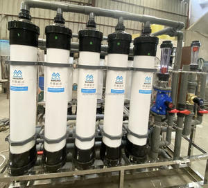 Unidad de ultrafiltración comercial Filtro de agua UF portátil Sistema de ultrafiltración de membrana UF de fibra hueca - Product Image 4