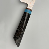 Couteau de chef professionnel damas forgé à la main japonais 33 couches couteau Santoku damas