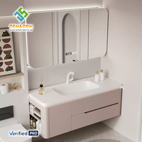 2025 OEM Juerte Hotel Double évier vanité maquillage ensemble Table bureau armoire panneau miroir évier robinet pour salle de bain et salle à manger-Rock