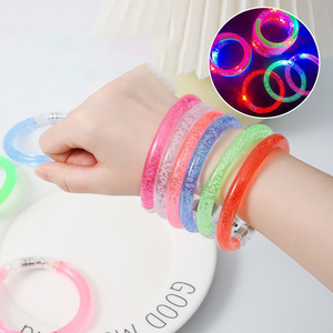 Bracelet LED <span class=keywords><strong>lumineux</strong></span> à bulles LED bon marché, changement de couleur multicolore, bracelet <span class=keywords><strong>lumineux</strong></span> clignotant pour fête néon, Halloween - Product Image 4