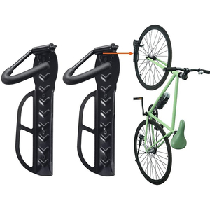 Râtelier pour vélo en acier vertical mural crochet <span class=keywords><strong>garage</strong></span> intérieur d'attelage <span class=keywords><strong>porte</strong></span>-vélos - Product Image 2