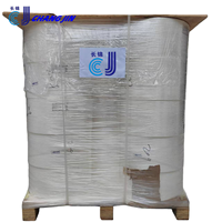 Rouleau Jumbo de 75m en PP thermique direct blanc, autocollant adhésif brillant/mat en PET aluminisé pour scellage de sacs synthétiques et cartons