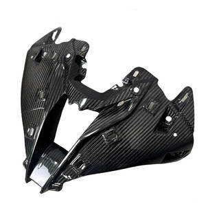 Couvre-prise d'air en fibre de carbone 3K véritable Carbonart pour S1000RR, style course léger, protection des prises d'air CN - Product Image 1