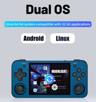 Nouveau support de lecteur de jeu RG353M pour console de jeu portable système Android et Linux pour psp