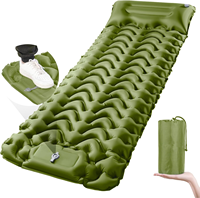 Matelas de camping gonflable ultraléger Feistel Compact en TPU avec pompe à pied intégrée
