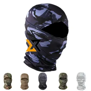 Özel tasarım örme 2 delik tam kapak yüz Bandit rapçiler ahtapot sakal kayak maskesi Skimask Balaclava