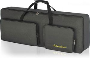 Échantillon gratuit : Sac de transport pour clavier portable 76 touches, sacoche pour clavier de piano 76 notes avec deux poignées robustes - Product Image 2