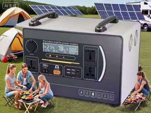 Pure Sine Wave AC Rechargeable Solar Panel Portable Power Station 500w 2000w 3000w Outdoor <b>Camping</b> Travel Power Supply - Product Image 3
