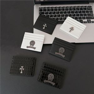 Cartera <span class=keywords><strong>CH</strong></span> Cross de Moda, Porta Tarjetas de Cuero PU con Diseño de Cocodrilo, Cartera Punk para Hombre, Monedero Hip Hop, Cartera de Diseñador - Product Image 1
