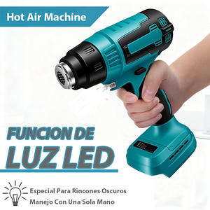 Chauffage <span class=keywords><strong>sans</strong></span> <span class=keywords><strong>fil</strong></span> haute puissance pour <span class=keywords><strong>pistolet</strong></span> à <span class=keywords><strong>air</strong></span> <span class=keywords><strong>chaud</strong></span> <span class=keywords><strong>sans</strong></span> <span class=keywords><strong>fil</strong></span> rechargeable - Product Image 2