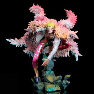 Offre Spéciale Anime fil fruits Donquixote Doflamingo <span class=keywords><strong>Joker</strong></span> Super compétent personne Figure modèle jouet Collections ornement garçon cadeau - Product Image 1