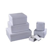 Boîtier d'appareil électronique extérieur étanche IP65 en PVC ABS personnalisé avec impression sérigraphique, usine chinoise, boîte de jonction de câbles