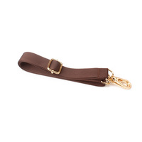 Ayarlanabilir 2.5 cm katı renkli Polyester perdeli Crossbody çanta askısı
