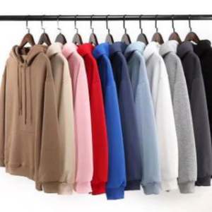 Pull-over sport en molleton épais personnalisé de haute qualité pour streetwear, en coton uni brodé, décontracté - Product Image 2