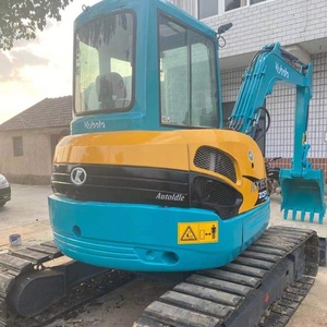 Excavadora de cadenas mini Kubota KX155 genuina de 5 toneladas, bajo consumo de combustible, alta durabilidad para trabajos de terraplenes - Product Image 4