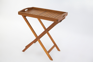 Table de balcon en bois avec logo personnalisé Table basse pliable haute capacité pour l'extérieur Mobilier d'extérieur de qualité - Product Image 3