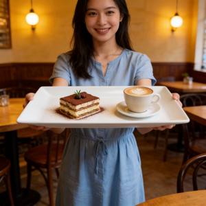 Hotel en Oferta &amp;   Platos de Porcelana para Restaurante, Aptos para Lavavajillas, Económicos, Blancos, Cuadrados, Platos de Cerámica al por Mayor para Restaurante - Product Image 6