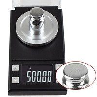 Báscula Digital de Precisión J&R Smart Premium Weigh Professional de 10g 20g 50g 100g 0.001g para Recarga de Monedas, Joyería y Oro