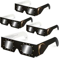 Lunettes d'observation d'éclipse solaire pour l'éclipse de 2026, approuvées ISO 12312-2, certifiées CE, lunettes d'éclipse solaire sûres