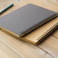 Carnet personnalisé en papier recyclé, PVC, PP, PU, cuir, tissu imprimé, à feuilles mobiles B5/B6/A5/A6/A4, journal écologique en kraft, cadeau