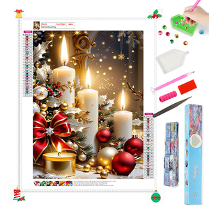 5d钻石画圣诞系列定制大尺寸钻石马赛克家居装饰套装 - Product Image 1