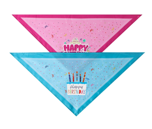 Fazzoletto personalizzato cucciolo sciarpa accessori buon compleanno ragazzo ragazza Pet <span class=keywords><strong>Dog</strong></span> <span class=keywords><strong>Bandana</strong></span> fazzoletto Saliva asciugamano festa - Product Image 5