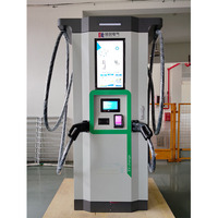 Station de charge électrique commerciale de chargeur rapide EV DC EV 120-400kw avec affichage publicitaire