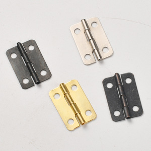 Nuevo bisagra plana de estilo chino de 22x15mm, tipo H de chapa de hierro para cajas de madera, manualidades y embalaje de regalos - Product Image 3
