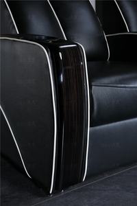 Senior Clubs Cuero negro Vip Asientos Cine Premium <span class=keywords><strong>Teatro</strong></span> Asiento Multimedia Power Home Theatre Sofás reclinables - Product Image 4