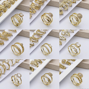 Anillos Religiosos Chapados en Oro de 14K con Diseños Variados, Precio de Fábrica <span class=keywords><strong>XUPING</strong></span>, Joyería al por Mayor para Mujer - Product Image 3