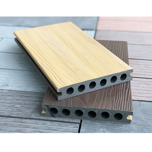 Thân thiện với môi co-đùn hỗn hợp màu sắc ngoài trời capped <span class=keywords><strong>WPC</strong></span> <span class=keywords><strong>Composite</strong></span> decking gạch capped chống UV sàn - Product Image 1