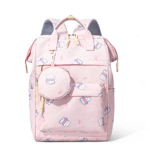 Sac à dos tendance à double bandoulière - Sac de transport multifonctionnel pour bébé - Sac à langer - Sac à dos de voyage pour maman - Product Image 5