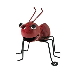 Garden Courtyard Decoration Rustic Animal Ants Ornaments Photo Props Creative Iron Wall Hanging Wall Decorations