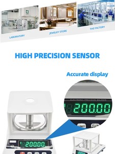 विस्फोटक उत्पाद उच्च परिशुद्धता संतुलन स्केल इलेक्ट्रॉनिक वजन संतुलन के साथ डिजिटल प्रयोगशाला विश्लेषणात्मक संतुलन - Product Image 4