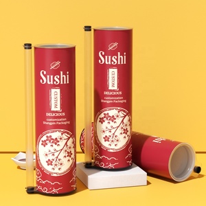 Tubo di Carta Personalizzato per Sushi Pushi Pop con Bacchette, Biodegradabile, Confezione Cilindrica in Carta per Alimenti - Product Image 6