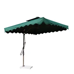 Customized Exterior Patio Garden Restaurant Side Pole Outdoor Umbrella Sun Protection Hanging Garden Parasol